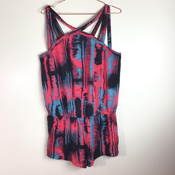 Fabletics Pants - Fabletics Liza Heat Wave Print Romper